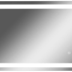 Зеркало Прага 800х550 с подсветкой Домино (GL7021Z) в Губахе - gubaha.mebel24.online | фото 1