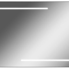 Зеркало Ray 100 black с подсветкой Sansa (SR1035Z) в Губахе - gubaha.mebel24.online | фото