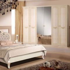 Зеркало в раме к кровати 1800 (08.250) Ирина (беж) в Губахе - gubaha.mebel24.online | фото 2