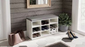 Банкетка-стеллаж для обуви Тип 10 в Губахе - gubaha.mebel24.online | фото 5