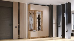 БАВАРИЯ Прихожая (дуб вотан/кашемир) в Губахе - gubaha.mebel24.online | фото