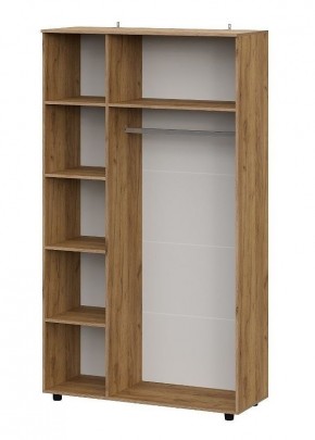 БАЙКАЛ Шкаф трехстворчатый (Графит/Дуб золотой) в Губахе - gubaha.mebel24.online | фото 2