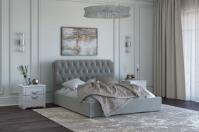 БЕЛИСТА Кровать 1400 серо-бежевый (экокожа) в Губахе - gubaha.mebel24.online | фото 2