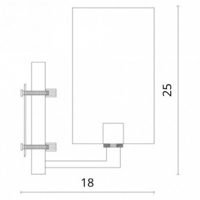 Бра Divinare Porta 5933/01 AP-1 в Губахе - gubaha.mebel24.online | фото 3