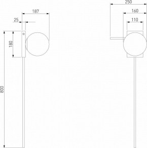 Бра Eurosvet Fredo 40033/1 латунь в Губахе - gubaha.mebel24.online | фото 3