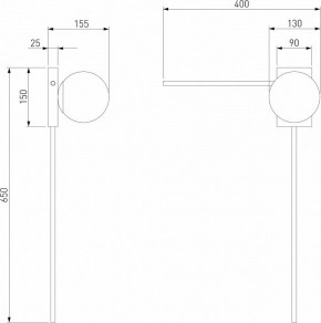 Бра Eurosvet Fredo 40034/1 латунь в Губахе - gubaha.mebel24.online | фото 4