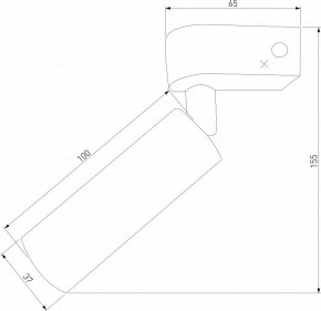 Бра Eurosvet Pitch 20143/1 LED латунь в Губахе - gubaha.mebel24.online | фото