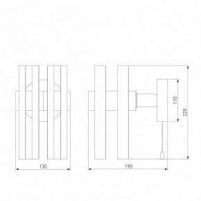 Бра Eurosvet Spada 70116/1 черный в Губахе - gubaha.mebel24.online | фото 4