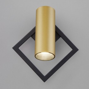 Бра Eurosvet Turro 20091/1 LED черный/ золото в Губахе - gubaha.mebel24.online | фото 4