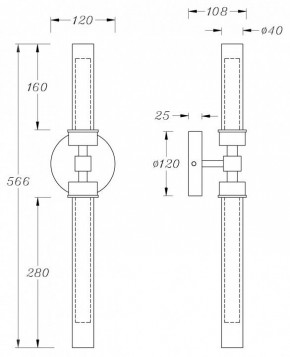 Бра Maytoni Stelo MOD116WL-L7BS3K в Губахе - gubaha.mebel24.online | фото 3