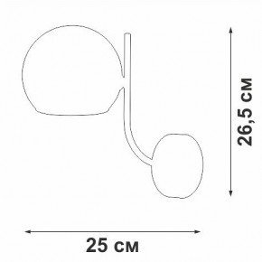 Бра Vitaluce V39570 V39570-8/1A в Губахе - gubaha.mebel24.online | фото 2