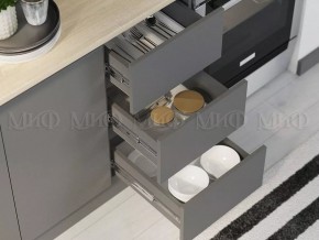 ЧЕЛСИ Кухонный гарнитур 2,0 м (Графит) в Губахе - gubaha.mebel24.online | фото 2