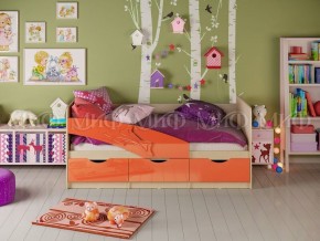ДЕЛЬФИН Кровать 1800 (Оранжевый металлик) в Губахе - gubaha.mebel24.online | фото 1