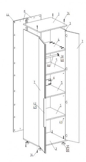 Детская "Лео" (модульная) в Губахе - gubaha.mebel24.online | фото 9