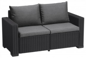 Диван Калифорния 2-х местный (California 2 Sofa), графит в Губахе - gubaha.mebel24.online | фото 2