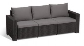 Диван Калифорния 3-х местный (California 3 Sofa), графит в Губахе - gubaha.mebel24.online | фото 2