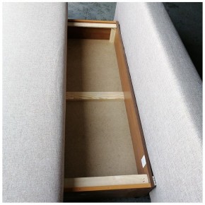 Диван-кровать Комфорт ЛАЙТ без подлокотников (2 подушки) DENIM в Губахе - gubaha.mebel24.online | фото 4