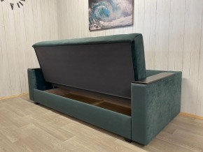 Диван Престиж-15 (НПБ+МДФ) велюр Sensey bottle green в Губахе - gubaha.mebel24.online | фото 5