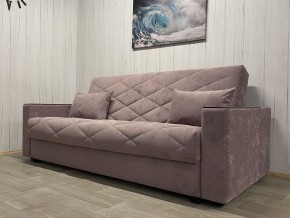Диван Престиж-15 (НПБ+МДФ) велюр Sensey Elderberry в Губахе - gubaha.mebel24.online | фото 1