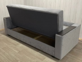 Диван Престиж-15 (НПБ+МДФ) велюр Sensey silver в Губахе - gubaha.mebel24.online | фото 4