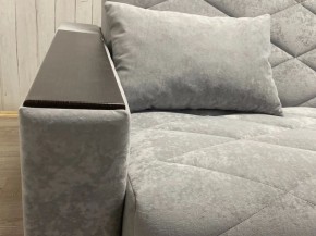 Диван Престиж-15 (НПБ+МДФ) велюр Sensey silver в Губахе - gubaha.mebel24.online | фото 6