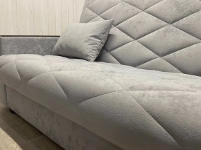 Диван Престиж-15 (НПБ+МДФ) велюр Sensey silver в Губахе - gubaha.mebel24.online | фото 7