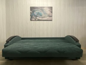 Диван Престиж-16 (НПБ+МДФ) велюр Sensey bottle green в Губахе - gubaha.mebel24.online | фото 3