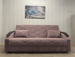 Диван Престиж-16 (НПБ+МДФ) велюр Sensey Elderberry в Губахе - gubaha.mebel24.online | фото