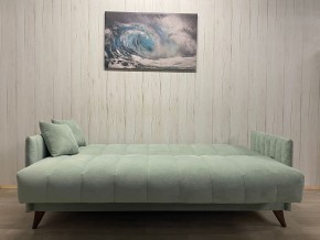 Диван Престиж-3 (НПБ) велюр Sensey mist green в Губахе - gubaha.mebel24.online | фото 3