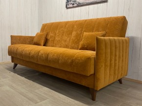 Диван Престиж-3 (НПБ) велюр Sensey terracotta в Губахе - gubaha.mebel24.online | фото