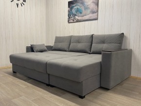 Диван угловой Комфорт-3 (НПБ+МДФ) велюр Galaxy Lite 26 в Губахе - gubaha.mebel24.online | фото 3