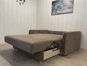 Диван Уют Аккордеон БД 1400 с подлокотниками (НПБ) велюр Bali 05 в Губахе - gubaha.mebel24.online | фото 4