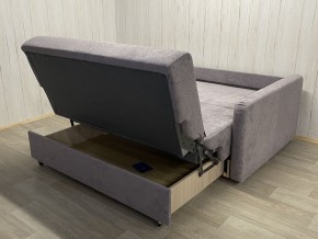 Диван Уют Аккордеон БД 1400 с подлокотниками (НПБ) велюр Comfort 7 в Губахе - gubaha.mebel24.online | фото 5