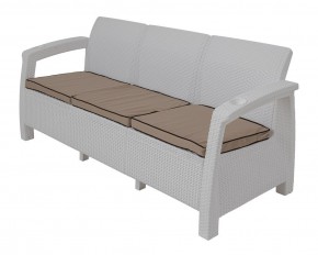 Диван Yalta Premium Sofa 3 Set (Ялта) белый (+подушки под спину) в Губахе - gubaha.mebel24.online | фото 1