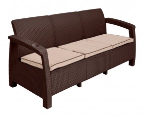 Диван Yalta Premium Sofa 3 Set (Ялта) шоколадный (+подушки под спину) в Губахе - gubaha.mebel24.online | фото 2