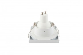 DK3014-WH Встраиваемый светильник влагозащ., IP 44, 50 Вт, GU10, белый, алюминий в Губахе - gubaha.mebel24.online | фото 5