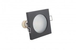 DK3015-BK Встраиваемый светильник влагозащ., IP 44, 50 Вт, GU10, черный, алюминий в Губахе - gubaha.mebel24.online | фото 4
