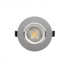 DK3020-CM Встраиваемый светильник, IP 20, 10 Вт, GU5.3, LED, серый, пластик в Губахе - gubaha.mebel24.online | фото 1