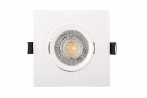 DK3021-WH Встраиваемый светильник, IP 20, 10 Вт, GU5.3, LED, белый, пластик в Губахе - gubaha.mebel24.online | фото 1