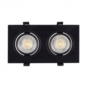 DK3022-BK Встраиваемый светильник, IP 20, 10 Вт, GU5.3, LED, черный, пластик в Губахе - gubaha.mebel24.online | фото 2