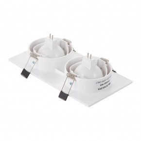 DK3022-WH Встраиваемый светильник, IP 20, 10 Вт, GU5.3, LED, белый, пластик в Губахе - gubaha.mebel24.online | фото 3