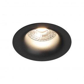 DK3024-BK Встраиваемый светильник, IP 20, 10 Вт, GU5.3, LED, черный, пластик в Губахе - gubaha.mebel24.online | фото 1