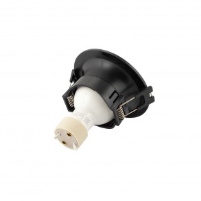 DK3024-BK Встраиваемый светильник, IP 20, 10 Вт, GU5.3, LED, черный, пластик в Губахе - gubaha.mebel24.online | фото 5