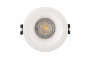 DK3024-WH Встраиваемый светильник, IP 20, 10 Вт, GU5.3, LED, белый, пластик в Губахе - gubaha.mebel24.online | фото 1