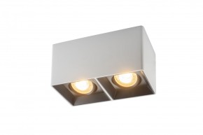 DK3035-WB Светильник накладной IP 20, 10 Вт, GU5.3, LED, белый/черный, пластик в Губахе - gubaha.mebel24.online | фото 1