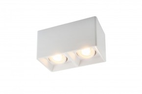 DK3035-WH Светильник накладной IP 20, 10 Вт, GU5.3, LED, белый, пластик в Губахе - gubaha.mebel24.online | фото 1
