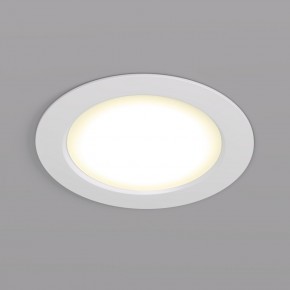 DK3048-WH Встраиваемый светильник, IP 20, 7Вт, LED, белый, пластик в Губахе - gubaha.mebel24.online | фото 1