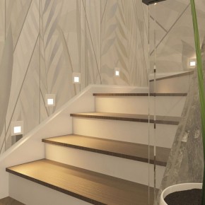 DK3050-WH Светильник встраиваемый в стену, IP 20, LED 3000, 1 Вт, белый, пластик в Губахе - gubaha.mebel24.online | фото 9