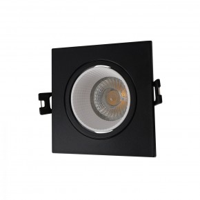 DK3071-BK+WH Встраиваемый светильник, IP 20, 10 Вт, GU5.3, LED, черный/белый, пластик в Губахе - gubaha.mebel24.online | фото