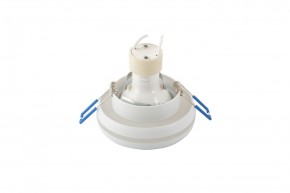 DK4031-WH Встраиваемый светильник, IP 20, 10 Вт, GU10, белый, алюминий/пластик в Губахе - gubaha.mebel24.online | фото 1